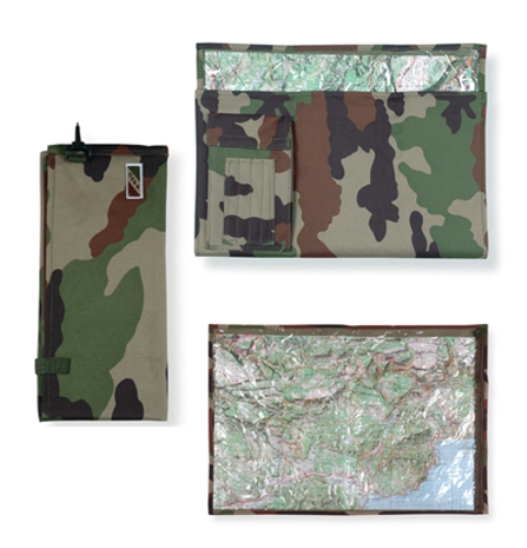 Boussole orientation Porte Carte Militaire Camouflage 1