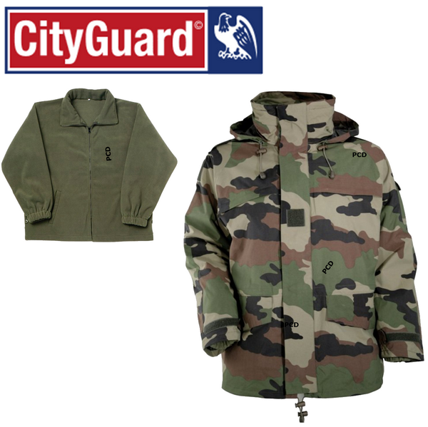 VESTE + POLAIRE AMOVIBLE MILITAIRE TOUS TEMPS CAMO - Parka / Blouson /  Veste - Vêtements : CGSurplus