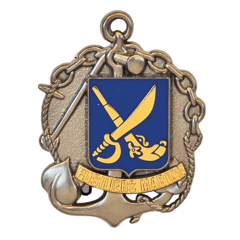 Insigne Metal Insigne De Beret Fusiliers Marins 1